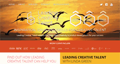 Desktop Screenshot of leadingcreativetalent.com